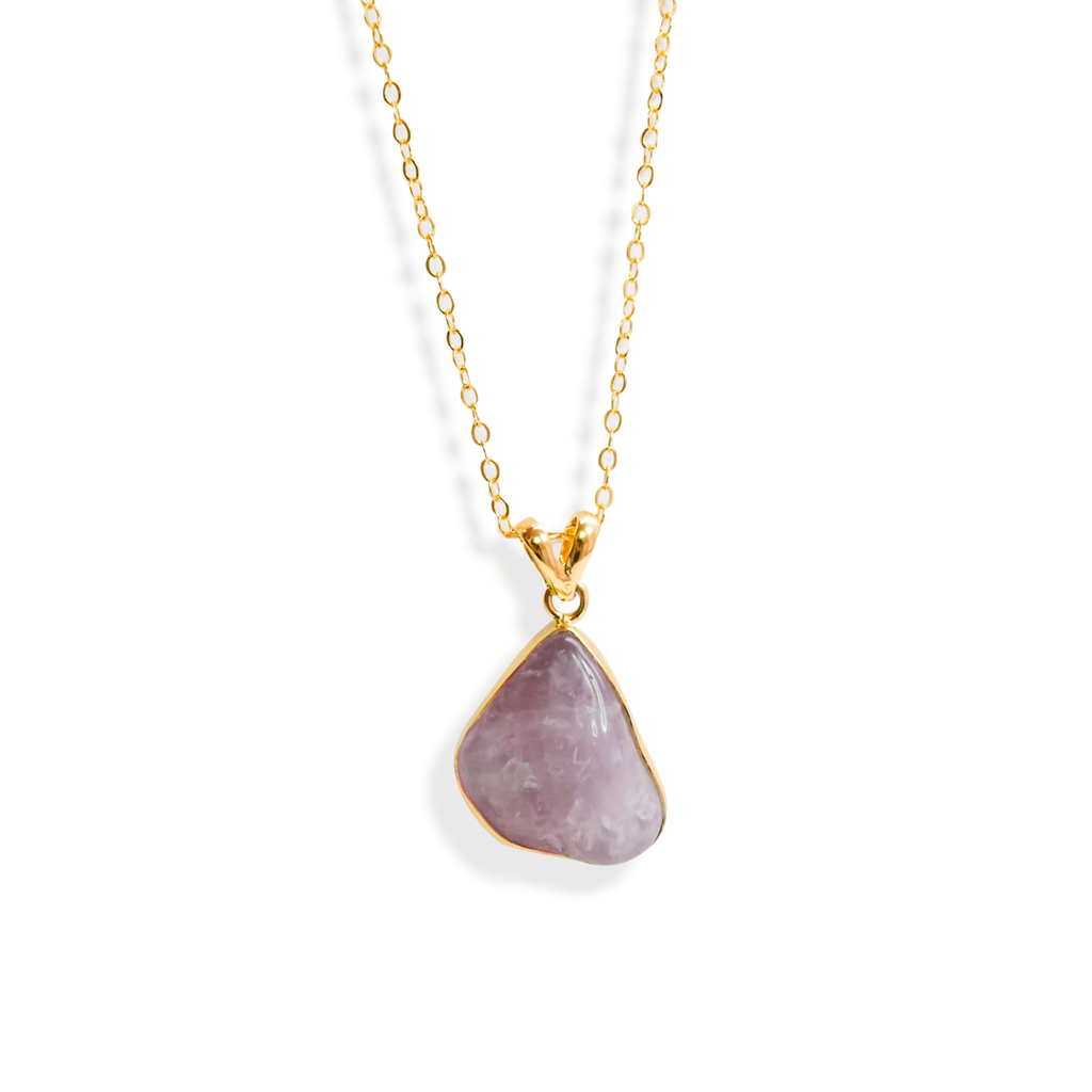 Collar Mineral Morado